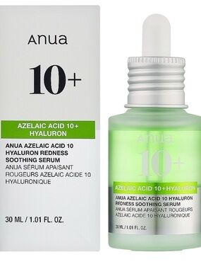 Anua 10+ Azelaic Acid 10+ Hyaluron Redness Soothing Serum - Green